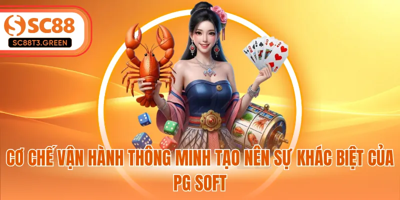 Cơ chế vận hành thông minh tạo nên sự khác biệt của PG Soft