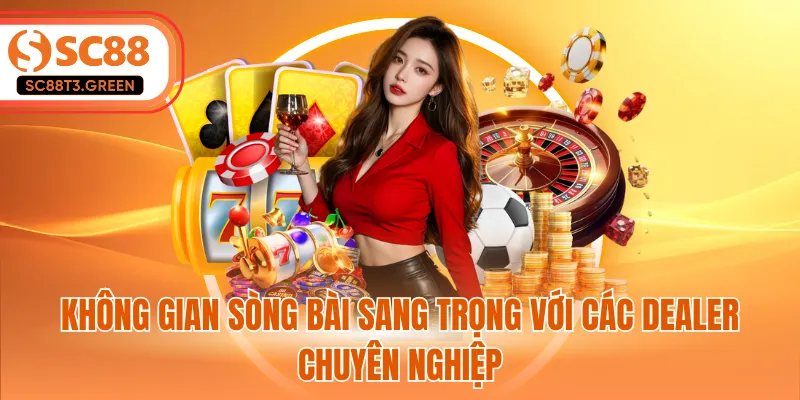 Không gian đặt cược đẳng cấp với các nữ Dealer chuyên nghiệp